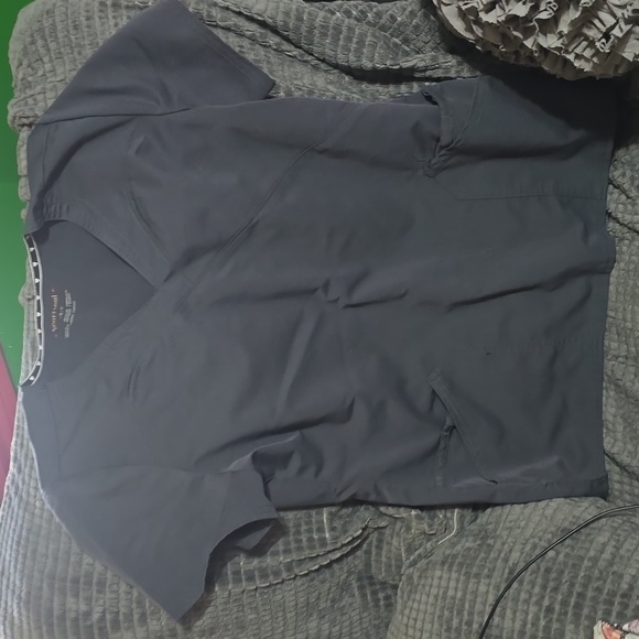 Heart and Soul scrub Size Large Gray - Picture 1 of 4